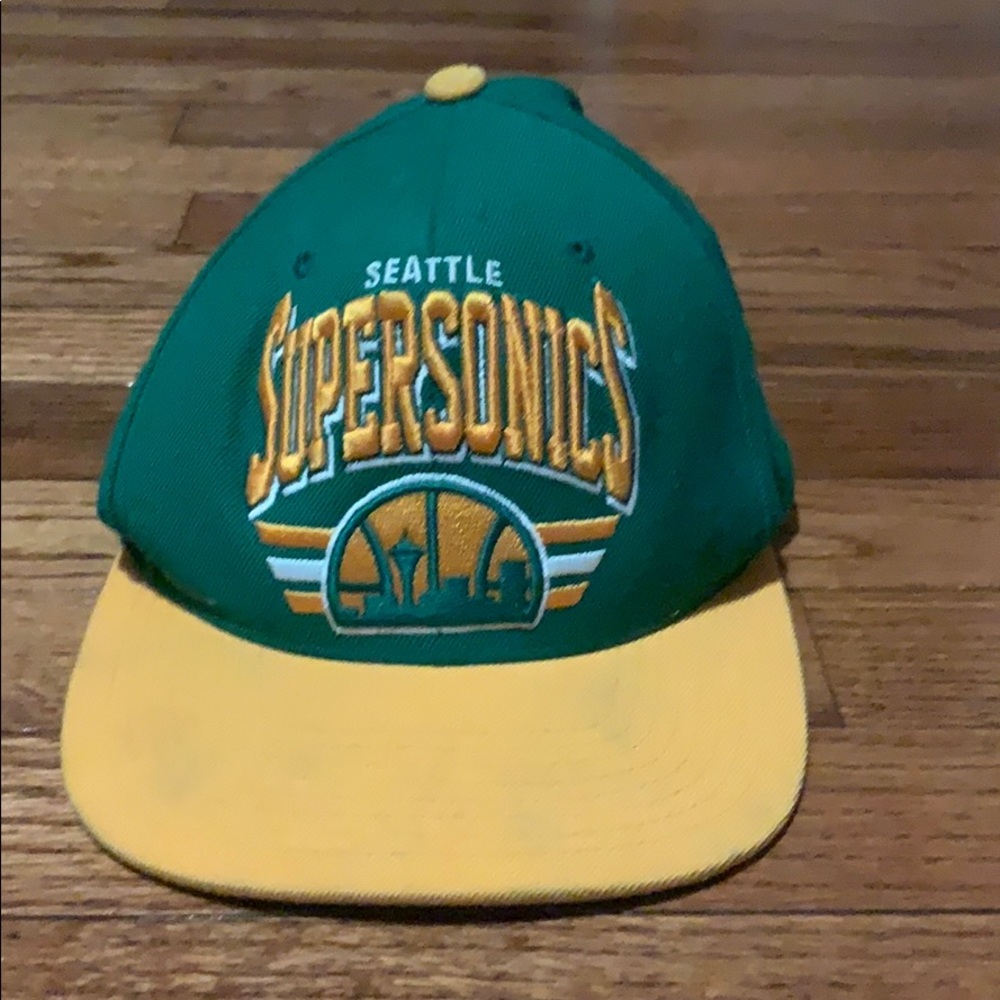Vintage Seattle SuperSonics Snapback Hat